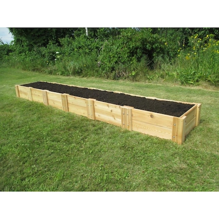 Infinite Cedar Infinite Cedar RB2x12x11 Cedar Raised Garden Bed; 2 ft. x 12 ft. x 11 in. RB2x12x11